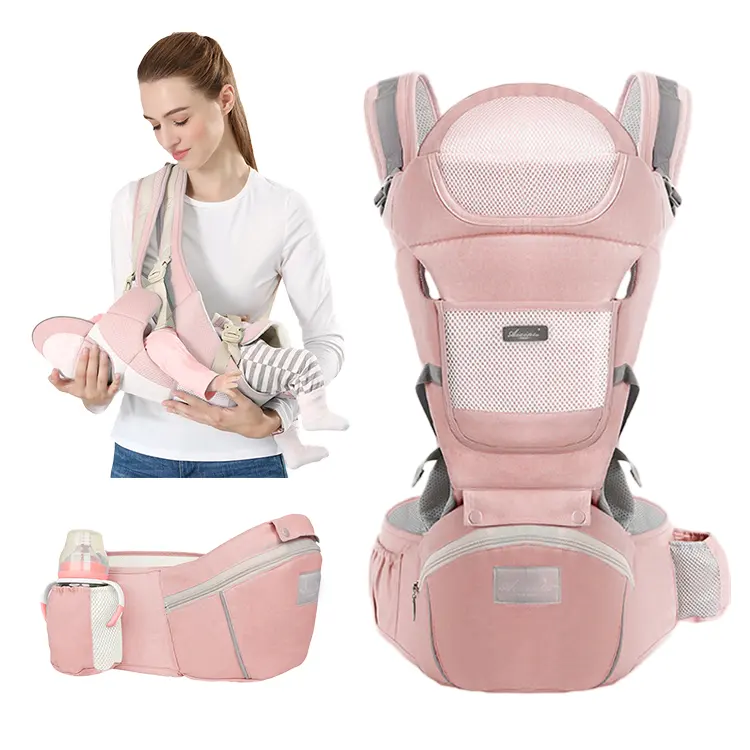 Portabebé Bandolera Ajustable Ergonómico | Recién Nacido a 3 Años (15kg) - Imagen 2